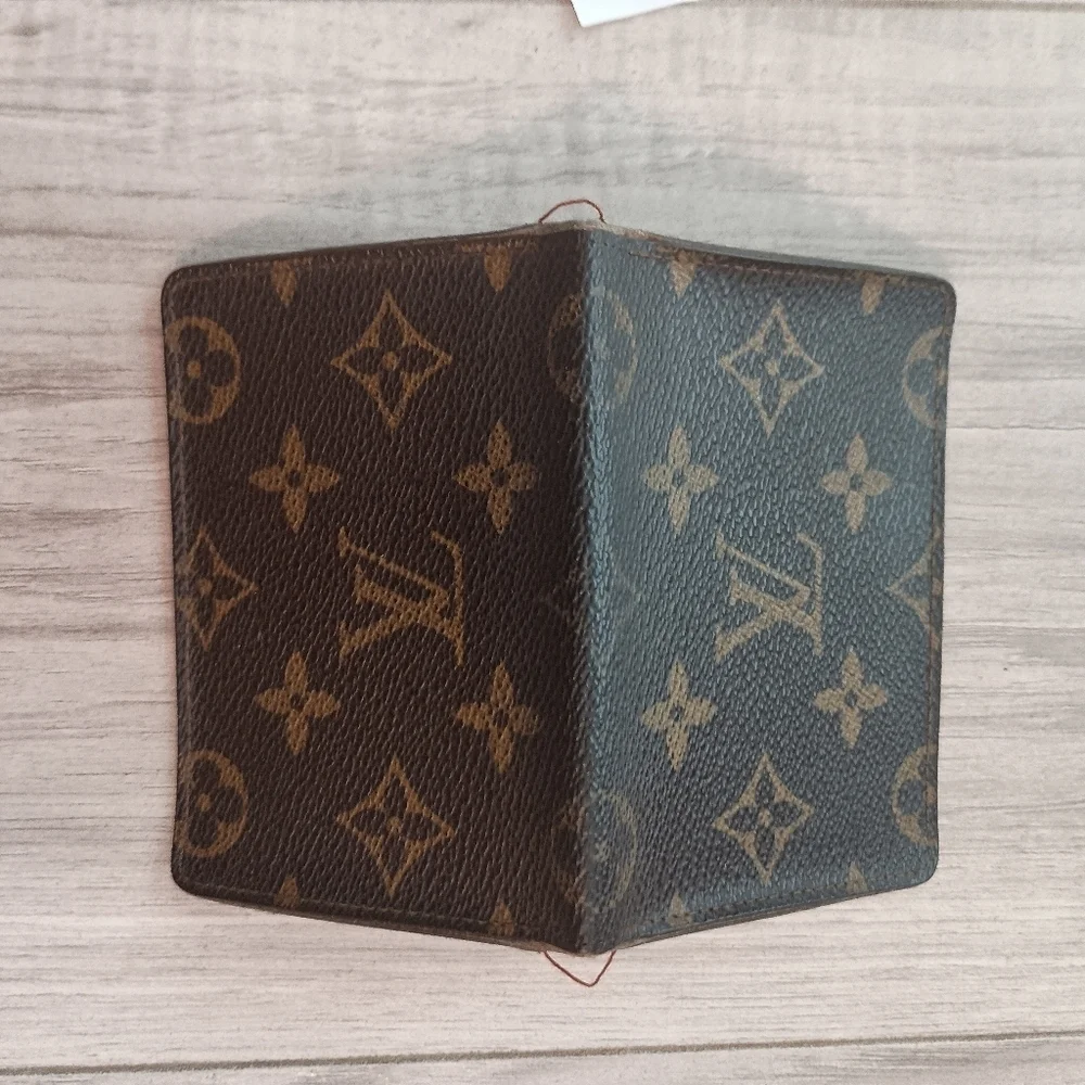 Vintage Louis Vuitton Pocket Organizer Monogram Card Case Authentic